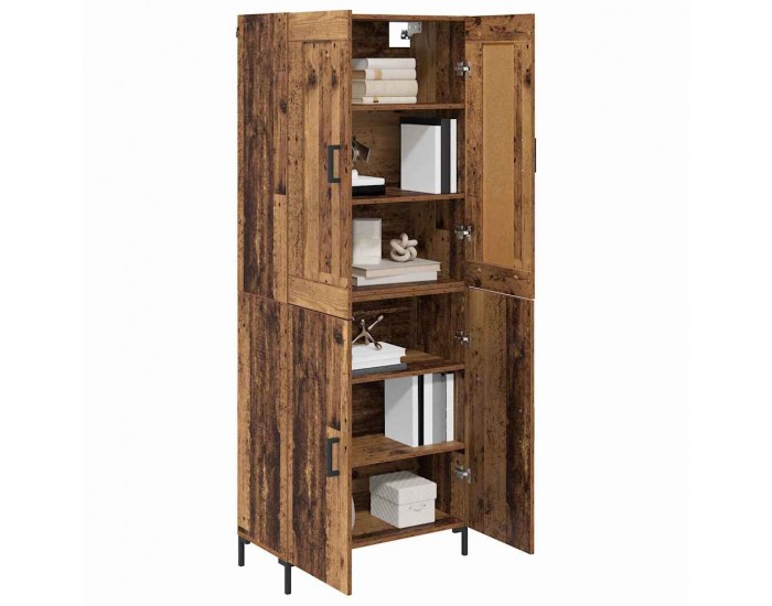 Sonata H Висок шкаф 2 pcs Старо дърво Инженерно дърво