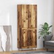 Sonata H Висок шкаф 2 pcs Старо дърво Инженерна дървесина и стъкло