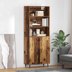 Sonata H Висок шкаф Старо дърво 69,5 x 34 x 180 см - Corpuri, vitrine, biblioteci modulare
