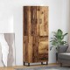 Sonata H Висок шкаф 2 pcs Старо дърво Инженерна дървесина и стъкло