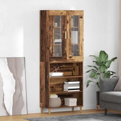 Sonata H Висок шкаф Старо дърво 69,5 x 34 x 180 см - Corpuri, vitrine, biblioteci modulare