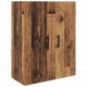 Sonata H Висок шкаф 2 pcs Старо дърво Инженерна дървесина и стъкло