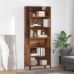 Sonata H Висок шкаф Старо дърво 69,5 x 34 x 180 см Инженерно дърво - Corpuri, vitrine, biblioteci modulare