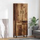 Sonata H Висок шкаф 2 pcs Старо дърво Инженерна дървесина и стъкло
