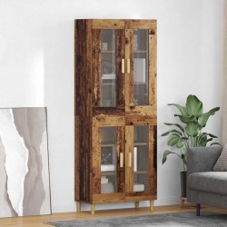 Sonata H Висок шкаф Старо дърво 69,5 x 34 x 180 см Инженерно дърво - Corpuri, vitrine, biblioteci modulare