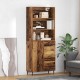 Sonata H Висок шкаф 2 pcs Старо дърво Инженерна дървесина и стъкло