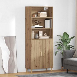 Sonata H Висок шкаф дъб артизан 69,5 x 34 x 180 см Инженерно дърво - Corpuri, vitrine, biblioteci modulare