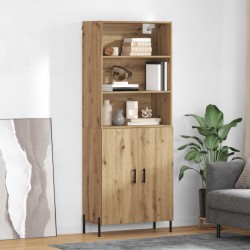 Sonata H Висок шкаф Дъб 69,5 x 32,5 x 180 см Инженерно дърво - Corpuri, vitrine, biblioteci modulare