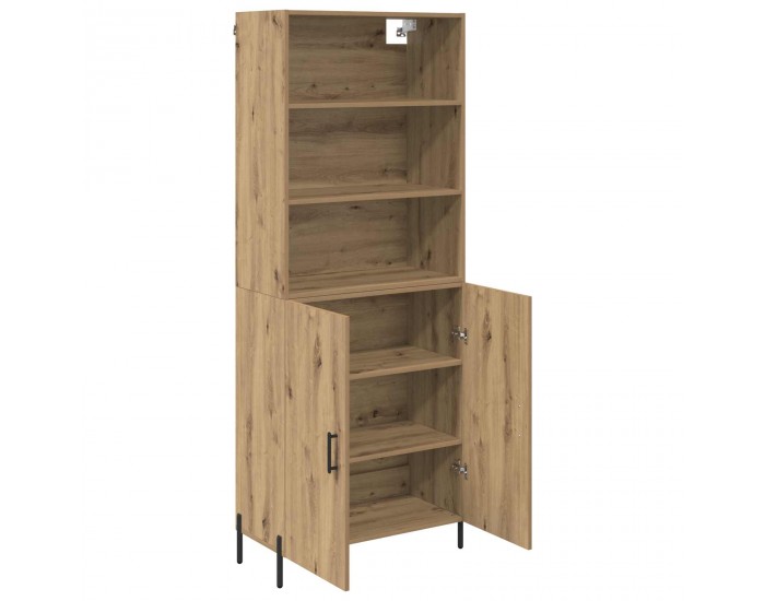 Sonata H Висок шкаф Дъб 69,5 x 32,5 x 180 см Инженерно дърво