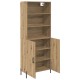 Sonata H Висок шкаф Дъб 69,5 x 32,5 x 180 см Инженерно дърво