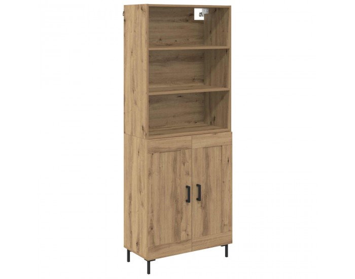 Sonata H Висок шкаф Дъб 69,5 x 34 x 180 см Инженерно дърво