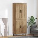 Sonata H Висок шкаф Дъб 69,5 x 34 x 180 см Инженерно дърво