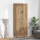 Sonata H Висок шкаф 2 pcs Дъб Инженерна дървесина и стъкло
