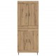 Sonata H Висок шкаф 2 pcs Дъб Инженерна дървесина и стъкло
