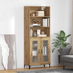 Sonata H Висок шкаф Дъб 69,5 x 34 x 180 см Инженерно дърво - Corpuri, vitrine, biblioteci modulare