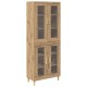 Sonata H Висок шкаф Дъб 69,5 x 34 x 180 см Инженерно дърво