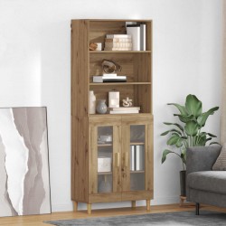 Sonata H Висок шкаф Дъб 69,5 x 32,5 x 180 см Инженерно дърво - Corpuri, vitrine, biblioteci modulare