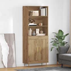 Sonata H Висок шкаф Дъб 69,5 x 34 x 180 см Инженерно дърво - Corpuri, vitrine, biblioteci modulare