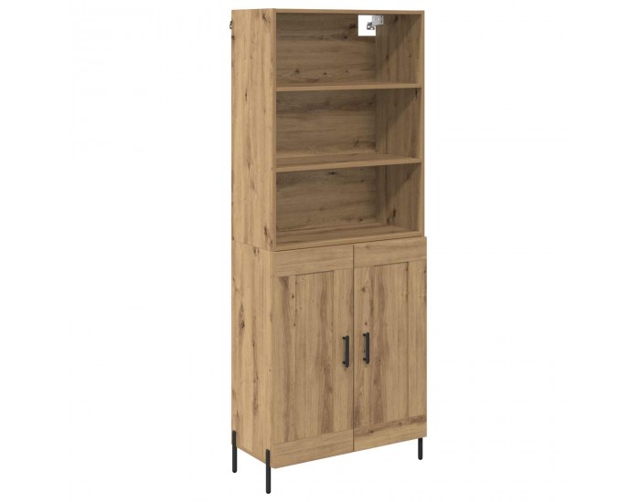 Sonata H Висок шкаф Дъб 69,5 x 32,5 x 180 см Инженерно дърво
