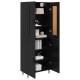 Sonata H Висок шкаф 2 pcs Черния дъб Инженерна дървесина и стъкло