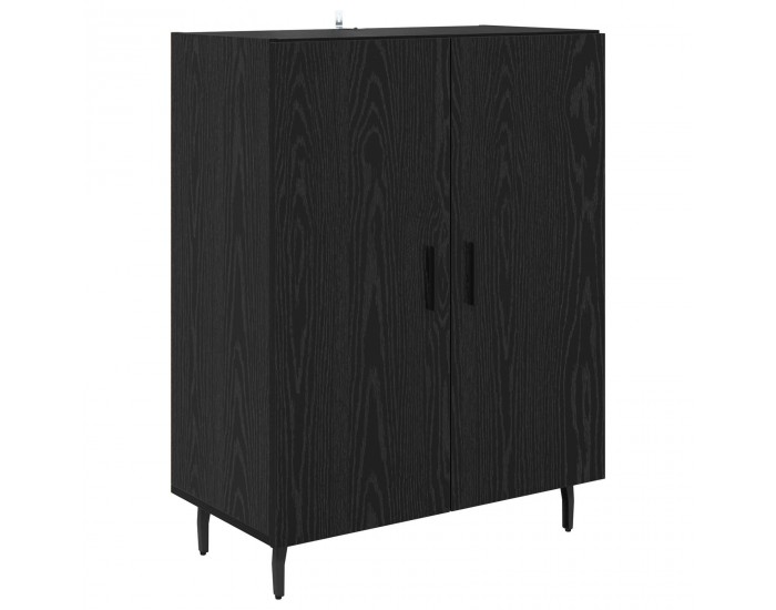 Sonata H Висок шкаф 2 pcs Черния дъб Инженерна дървесина и стъкло