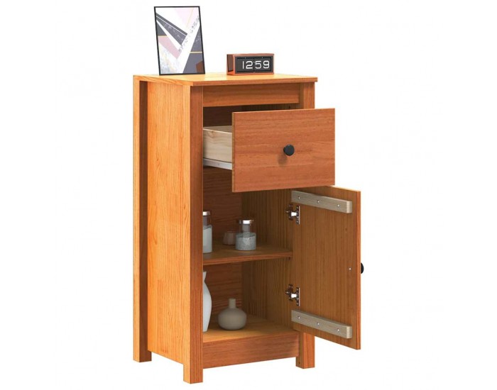 Sonata H Служебен шкаф Кафяво с восъчно покритие 39 x 34,5 x 80 см