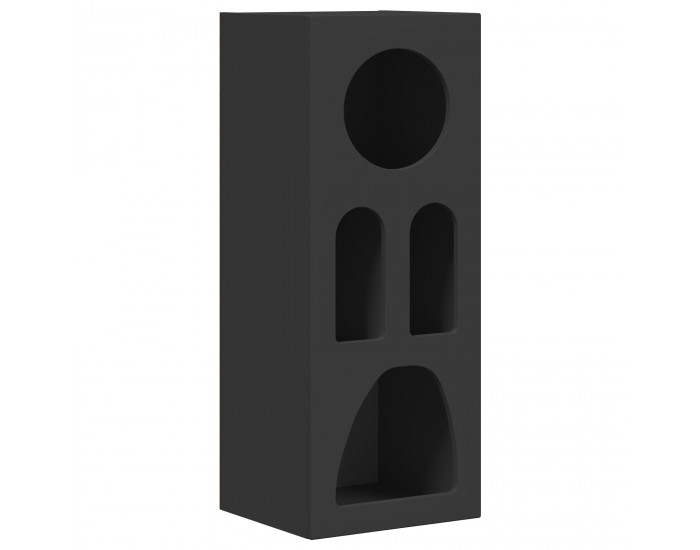 Sonata H Служебен шкаф Черно 40 x 35 x 100.5 см Инженерно дърво