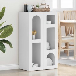 Sonata H Служебен шкаф Бяло 59 x 35 x 100,5 см Инженерно дърво - Corpuri, vitrine, biblioteci modulare