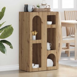 Sonata H Служебен шкаф Дъб 59 x 35 x 100,5 см Инженерно дърво - Corpuri, vitrine, biblioteci modulare