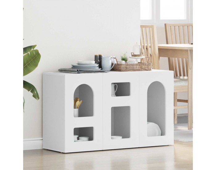 Sonata H Служебен шкаф Бяло 100 x 35 x 59 см Инженерно дърво