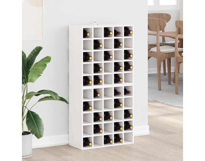 Sonata H Винен рафт 2 pcs Бяло 56 x 25 x 56 cm Солидно борово дърво