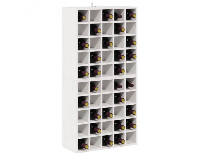 Sonata H Винен рафт 2 pcs Бяло 56 x 25 x 56 cm Солидно борово дърво