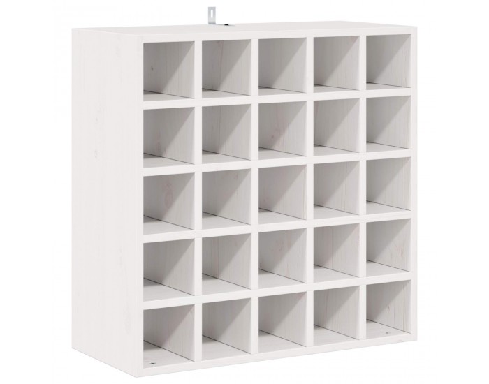 Sonata H Винен рафт 2 pcs Бяло 56 x 25 x 56 cm Солидно борово дърво