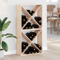 Sonata H Винен рафт 2 pcs Естествен 62 x 25 x 62 cm Солидно борово дърво - Living