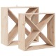 Sonata H Винен рафт 2 pcs Естествен 62 x 25 x 62 cm Солидно борово дърво