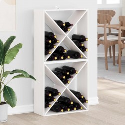 Sonata H Винен рафт 2 pcs Бяло 62 x 25 x 62 cm Солидно борово дърво - Living