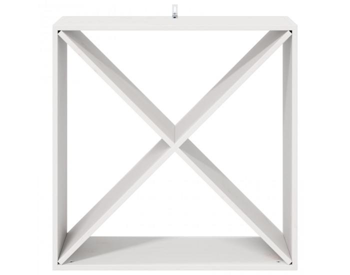 Sonata H Винен рафт 4 pcs Бяло 62 x 25 x 62 cm Солидно борово дърво