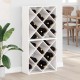 Sonata H Винен рафт 2 pcs Бяло 62 x 25 x 62 cm Солидно борово дърво