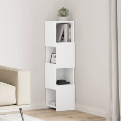 Sonata H Ъглов шкаф Бяло 25,5x25x102см Инженерно дърво - Dulapuri