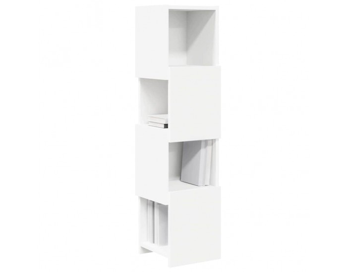 Sonata H Ъглов шкаф Бяло 25,5x25x102см Инженерно дърво