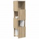 Sonata H Ъглов шкаф Бяло 25,5x25x102см Инженерно дърво