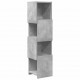Sonata H Ъглов шкаф Бяло 25,5x25x102см Инженерно дърво
