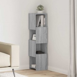 Sonata H Ъглов шкаф Бяло 25,5x25x102см Инженерно дърво - Dulapuri