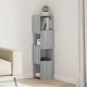 Sonata H Ъглов шкаф Бяло 25,5x25x102см Инженерно дърво
