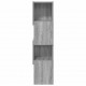 Sonata H Ъглов шкаф Бяло 25,5x25x102см Инженерно дърво