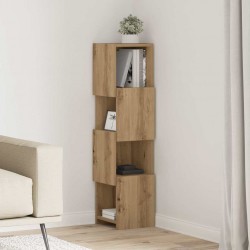 Sonata H Ъглов шкаф Бяло 25,5x25x102см Инженерно дърво - Dulapuri