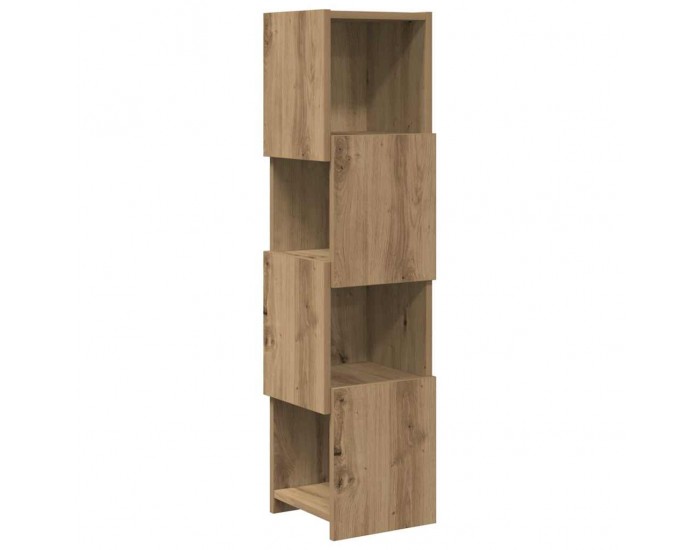 Sonata H Ъглов шкаф Бяло 25,5x25x102см Инженерно дърво