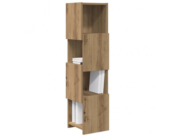 Sonata H Ъглов шкаф Бяло 25,5x25x102см Инженерно дърво