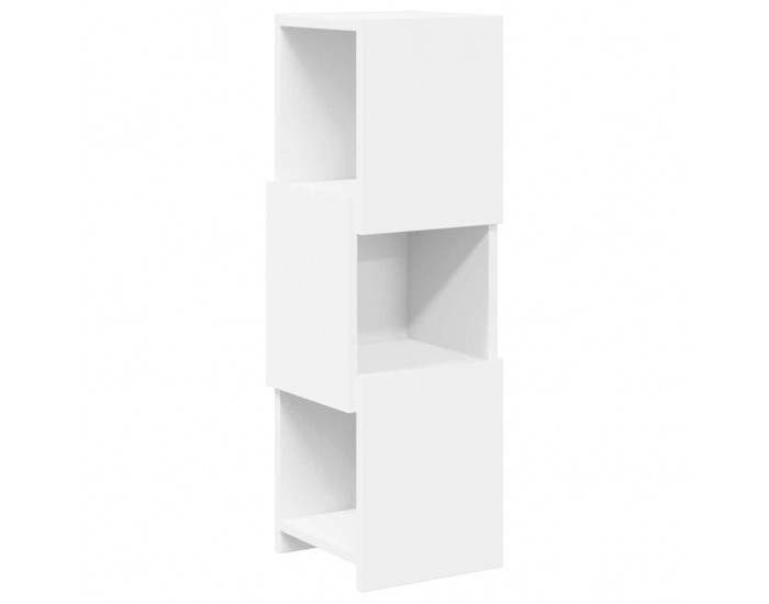 Sonata H Ъглов шкаф Бяло 25,5x25x80см Инженерно дърво