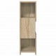 Sonata H Ъглов шкаф Бяло 25,5x25x80см Инженерно дърво